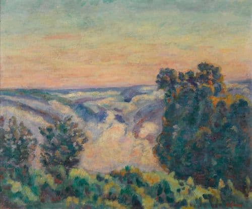 Guillaumin Armand Soleil Levant Dans Le Brouillard 1919 canvas print