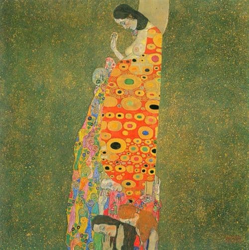 Gustav Klimt Hope Ii canvas print