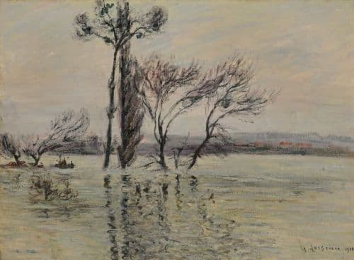 Gustave Loiseau La Pointe De L Ile Submergee 1910 canvas print