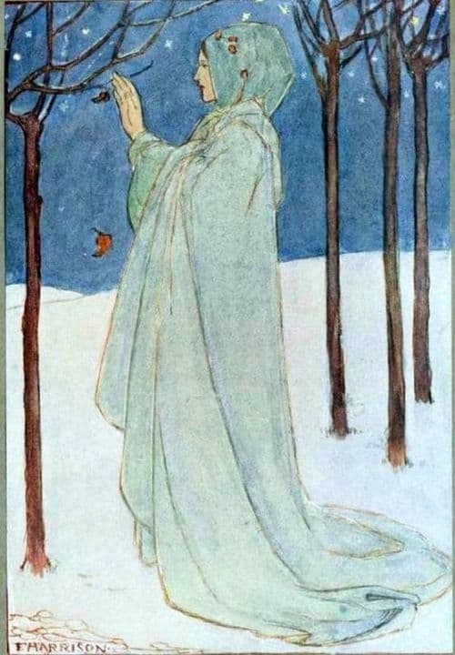 Harrison Florence Susan Winter Is Cold Hearted Ca. 1910 canvas print