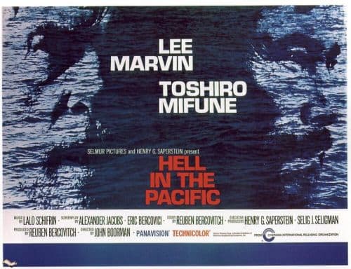 Hell In The Pacific 1962 Movie Poster canvas print