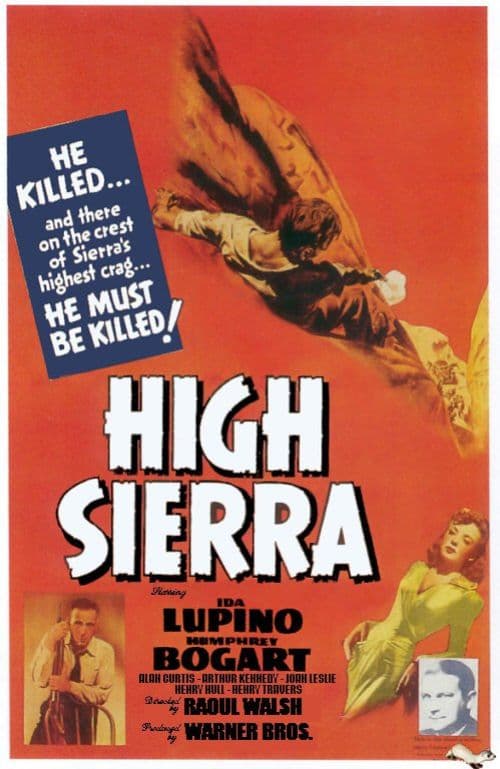 High Sierra 1941 Movie Poster canvas print