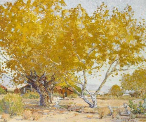 Hills Anna Althea Desert Gold Palm Springs 1923 canvas print