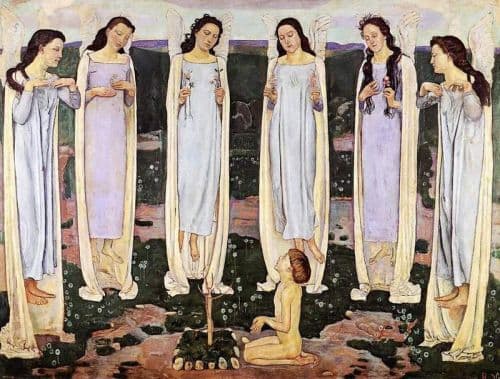 Hodler Ferdinand The Consecrated One canvas print