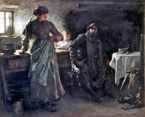 Holl Frank A Fisherman S Home 1881 canvas print