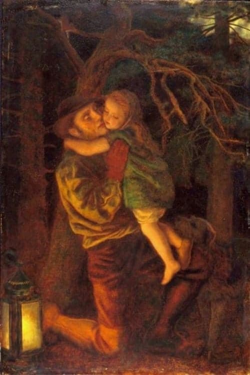 Hughes Arthur The Lost Child 1866 canvas print