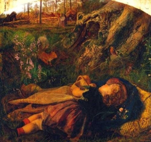 Hughes Arthur The Woodman S Child 1860 canvas print