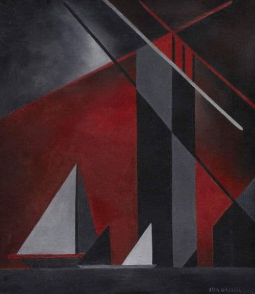 Ida O Keeffe Variation On A Lighthouse Theme Vi - 1932 canvas print