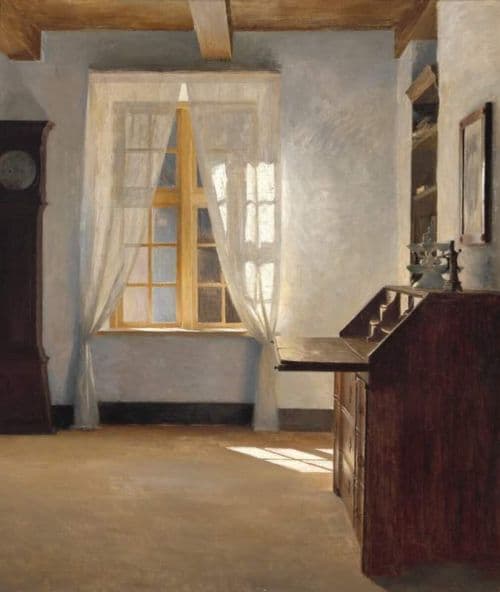 Ilsted Peter Vilhelm Interior With Sunlight Through The Window Ca. 1902 canvas print