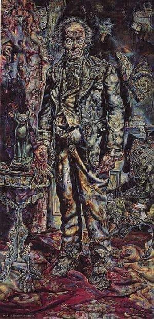 Ivan Albright - The Portrait Of Dorian Gray canvas print