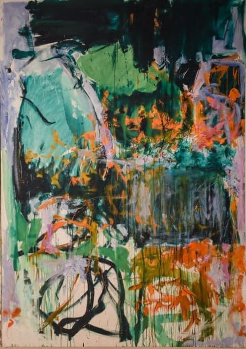 Joan Mitchell A Garden For Audrey   Right Panel canvas print
