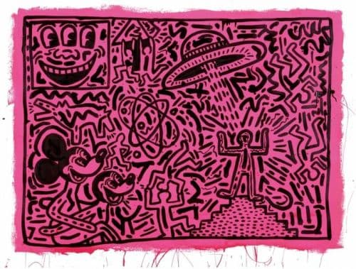 Keith Haring Untitled 1982 canvas print