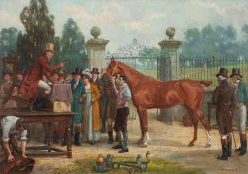 Kilburne George Goodwin The Pick Of The Sale 1900 canvas print