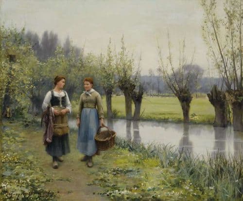 Knight Daniel Ridgway The Meadows In May canvas print
