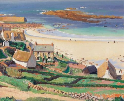Knight Harold Sennen Cove Cornwall Ca. 1922 canvas print