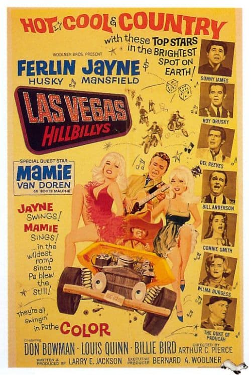 Las Vegas Hillbillys 1966 Movie Poster canvas print