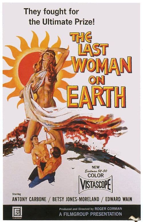 Last Woman On Earth 1960 Movie Poster canvas print