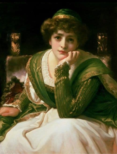 Leighton Frederic Desdemona Ca. 1888 canvas print