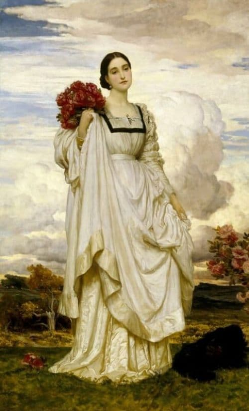 Leighton Frederic Lady Adelaide Chetwynd Talbot Countess Brownlow canvas print