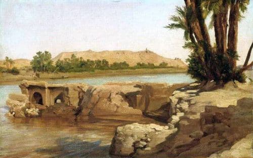 Leighton Frederic On The Nile 1868 canvas print