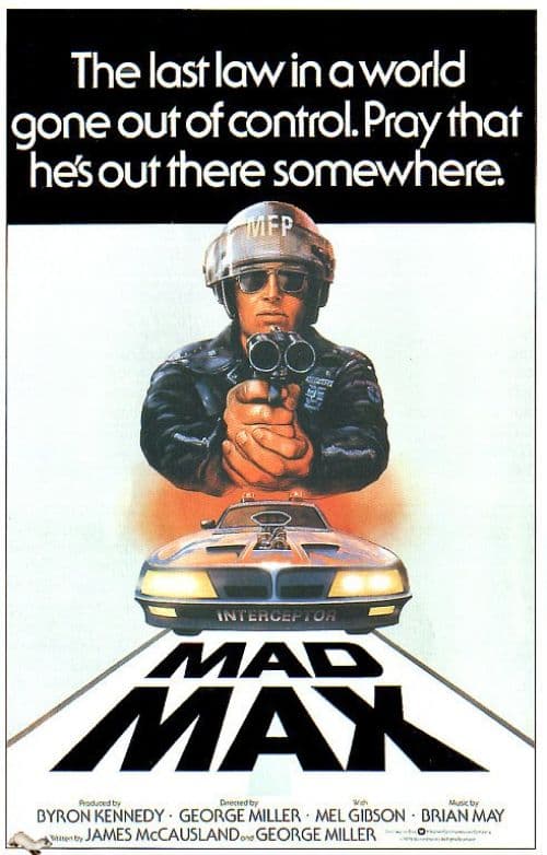 Mad Max 1979 Movie Poster canvas print
