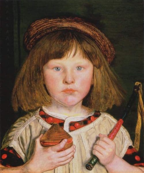 Madox Brown Ford The English Boy 1860 canvas print