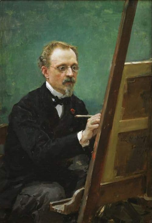Madrazo Y Garreta Raimundo De Portrait Of Federico De Madrazo Painting 1875 canvas print