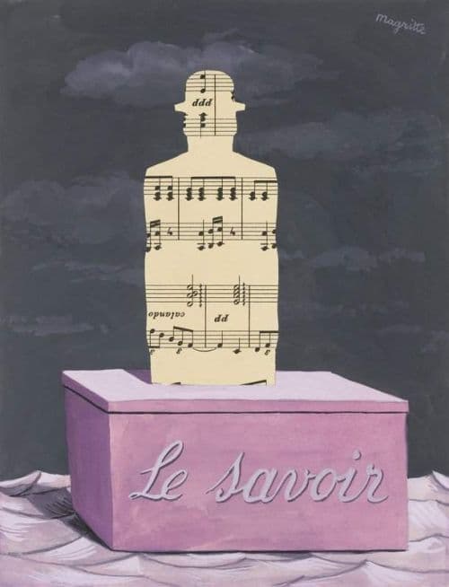 Magritte Rene L Usage De La Parole 1961 canvas print