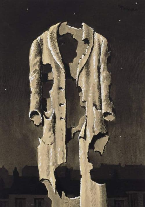 Magritte Rene Le Manteau De Pascal 1954 canvas print