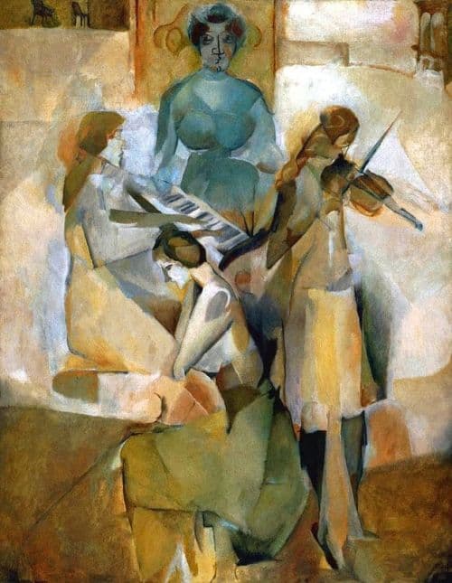 Marcel Duchamp Sonata 1911 canvas print