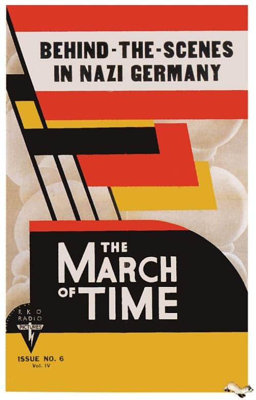 March Of Time In Nazi Germany 1939 Movie Poster canvas print