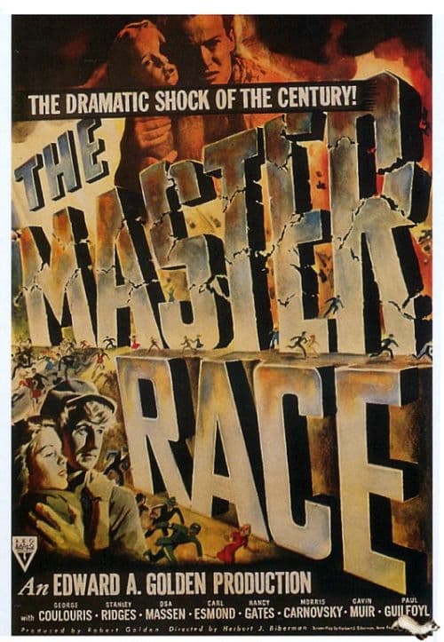 Master Race 1944 Movie Poster canvas print