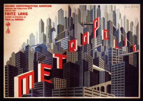 Metropolis 3 Movie Poster canvas print