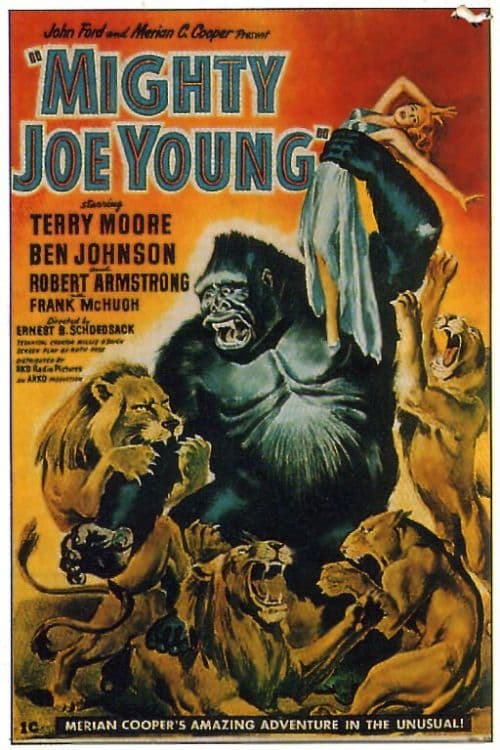 Mighty Joe Young 1949 Movie Poster canvas print