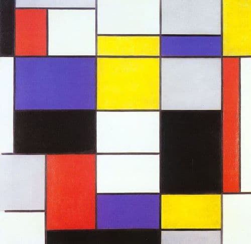 Mondrian Composition A 1923 canvas print