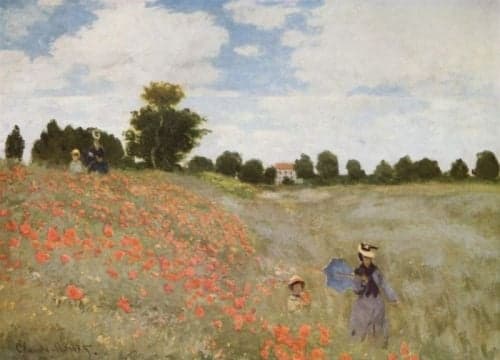 Monet Coquelicots canvas print