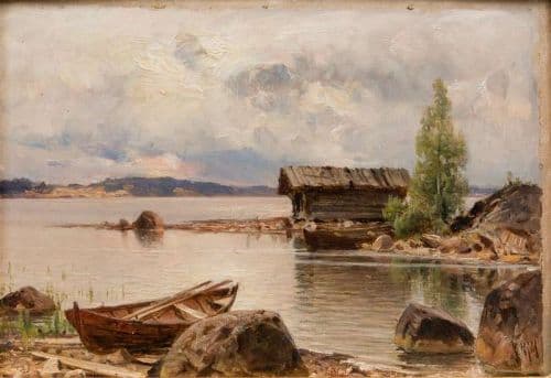 Munsterhjelm Hjalmar Lake View canvas print