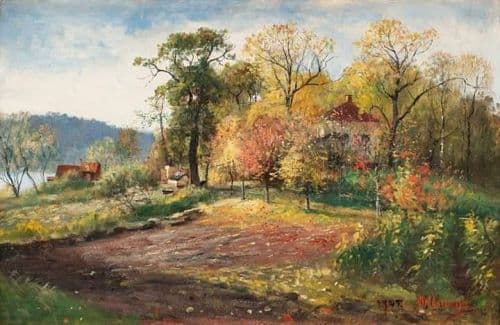 Olof Hermelin Landscape In Fall 1905 canvas print