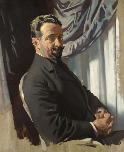 Orpen William Portrait Of Dr Afonso Da Costa 1917 19 canvas print