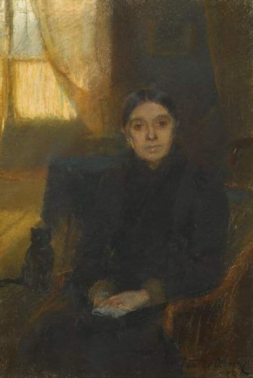 Osborne Walter Frederick Portrait Of Annie Jane Osborne The Artist S Mother 1892 canvas print