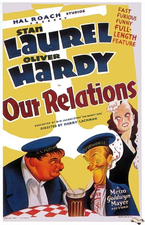 Our Relations 1936 Movie Poster canvas print