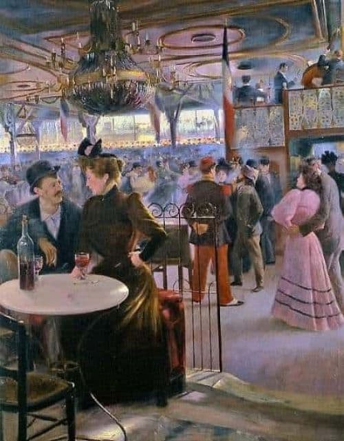 Paul Hoeniger Moulin De La Galette Paris 1894 canvas print