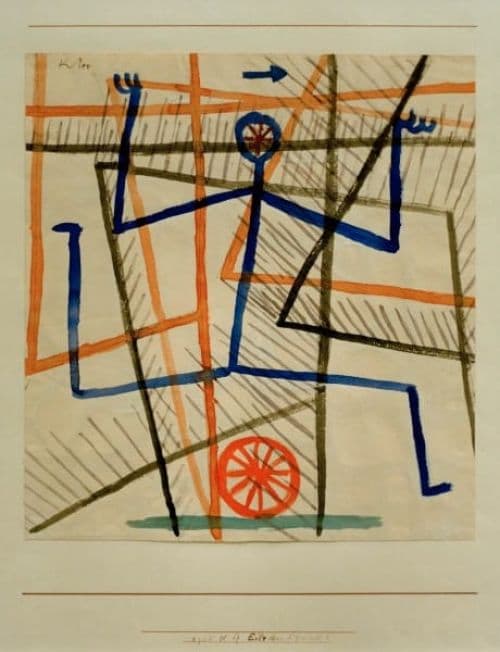 Paul Klee Eile Ohne R Cksicht 1935 canvas print