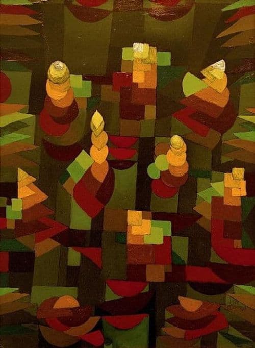 Paul Klee Pflanzenwachstum 1921 canvas print