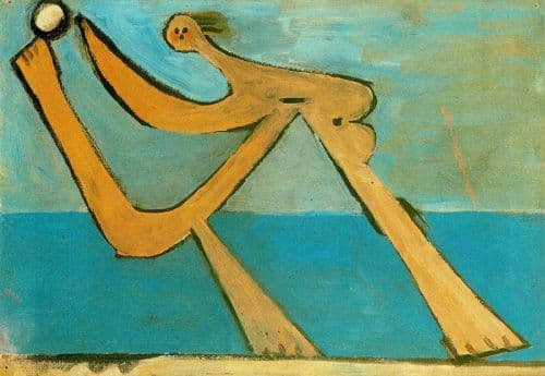 Picasso Bather canvas print
