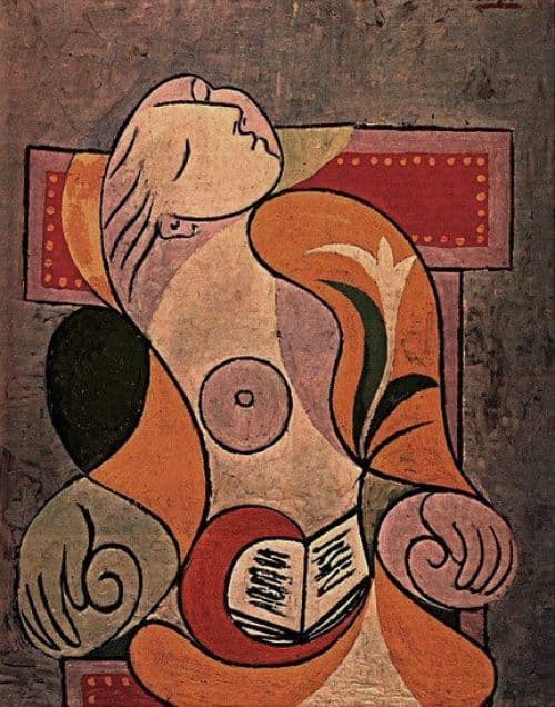 Picasso La Lecture Marie-therese - 1932 canvas print