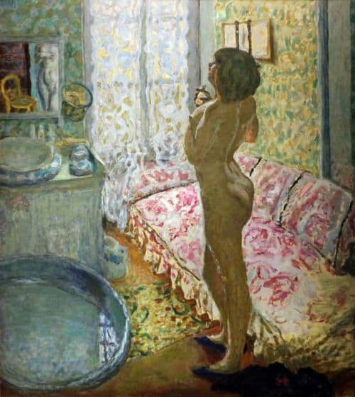 Pierre Bonnard Nude Against The Light - 1908 canvas print