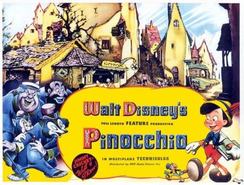 Pinocchio 1940vd Movie Poster canvas print
