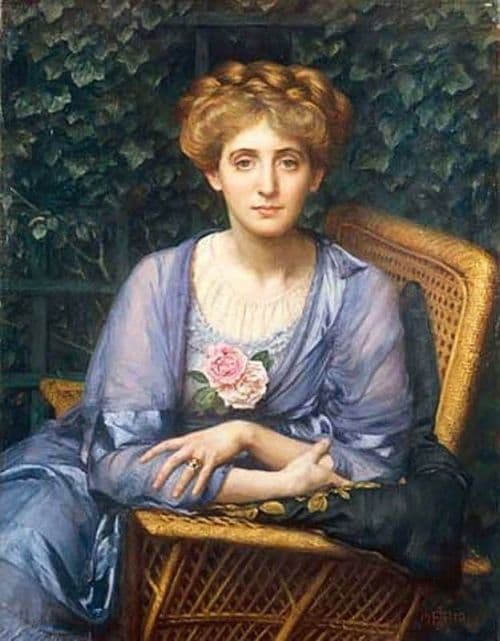 Poynter Edward John Portrait Of Lady Markham 1910 canvas print