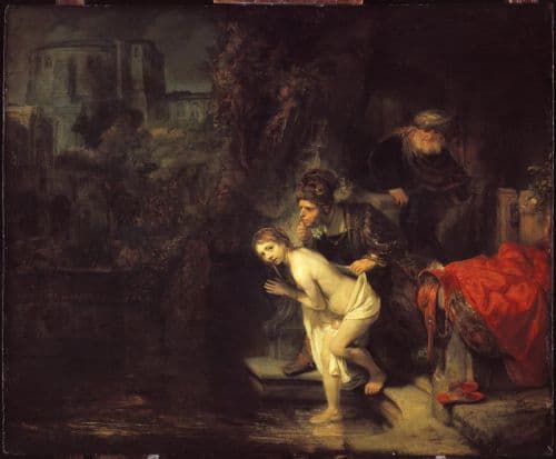 Rembrandt Susanna And The Elders canvas print